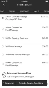 Entourage Salon and Spa screenshot 1