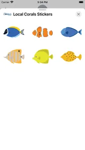 Local Corals Stickers screenshot 0