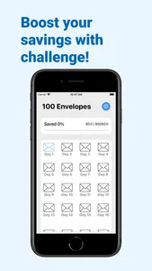 Savelope - Savings Challenge screenshot 0