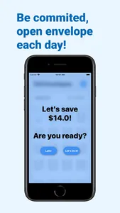 Savelope - Savings Challenge screenshot 1