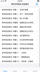 高中文科综合笔记大全 screenshot 0