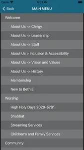 Beth El Hebrew Congregation screenshot 3