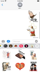 God Bless You Stickers screenshot 0