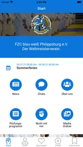 FZC blau weiß Philippsburg screenshot 1