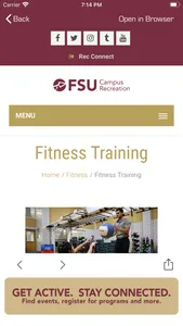 FSU Campus Recreation screenshot 1