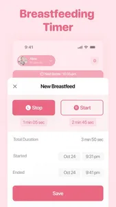 Baby Feeding Tracker App screenshot 2