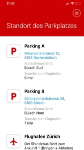 Swiss Airport Parking screenshot 2