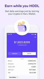 Haru Invest: Earn Crypto & BTC screenshot 4