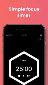 Hexa Timer: Simple focus timer screenshot 0