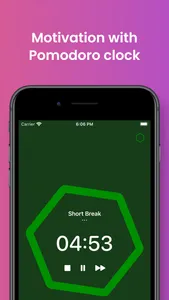 Hexa Timer: Simple focus timer screenshot 1