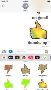 thumbs up down stickers screenshot 7