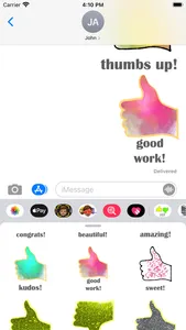 thumbs up down stickers screenshot 8