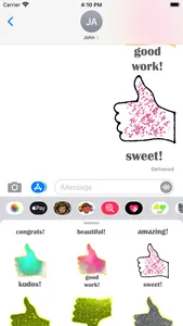 thumbs up down stickers screenshot 9