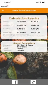 Mercian Seed Calculator screenshot 1