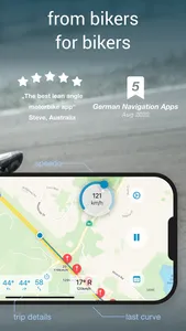 Curve Tracker for Motorbike screenshot 1