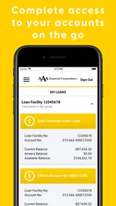 AAA Financial Mobile Access screenshot 2