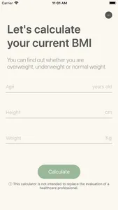 BMI Calculator and Tips screenshot 1