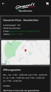 Giovannis Pizza Neunkirchen screenshot 3