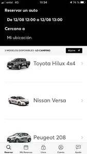 MITTA Carsharing screenshot 2