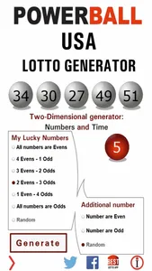 Powerball USA Lotto Generator screenshot 3