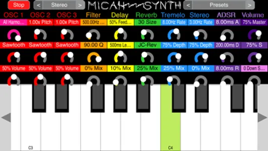 Micah Synth screenshot 0