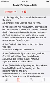 English - Portuguese Bible screenshot 1