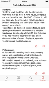 English - Portuguese Bible screenshot 4