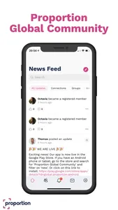 Proportion Global Community screenshot 0