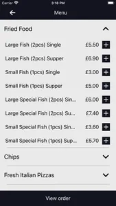 Marco's Fish Bar & Pizza screenshot 2