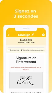 Edusign Intervenant screenshot 1