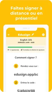 Edusign Intervenant screenshot 4
