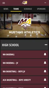 Madison Academy Mustangs screenshot 1