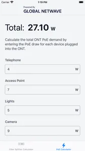 PON Calculator screenshot 1