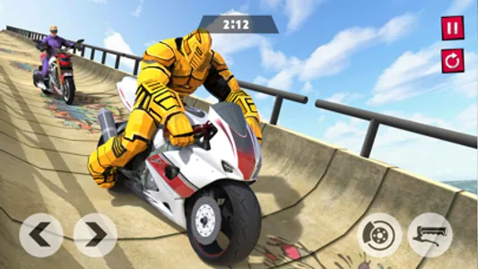 Super Hero Bike Stunts screenshot 0