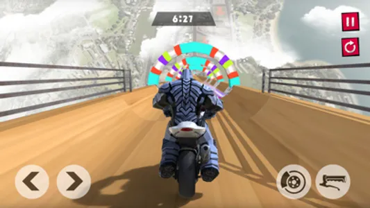 Super Hero Bike Stunts screenshot 2