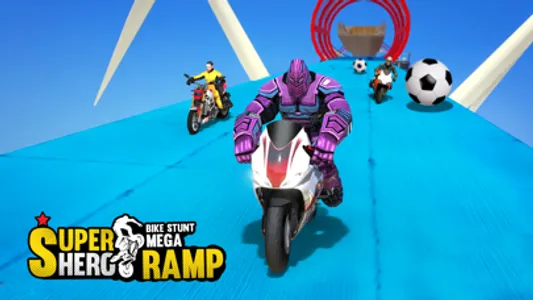 Super Hero Bike Stunts screenshot 3