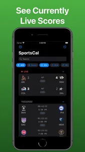 SportsCal - Live Sports Alerts screenshot 2