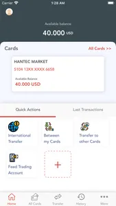 Hantec Markets Cards screenshot 2