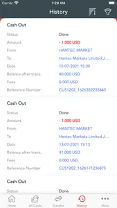 Hantec Markets Cards screenshot 5