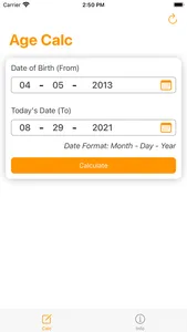 Chronological Age Calculator + screenshot 0