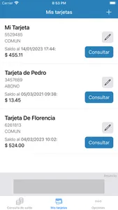 Saldo Colectivos Salta screenshot 2