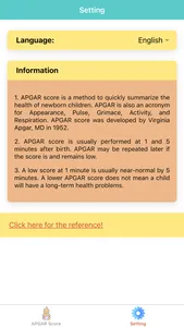 Pediatric APGAR Score screenshot 2