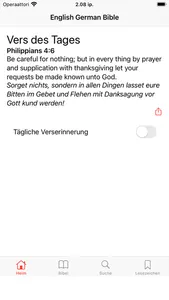 English - German Bible screenshot 0