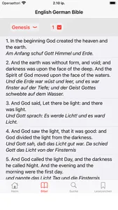 English - German Bible screenshot 1