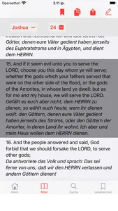 English - German Bible screenshot 2