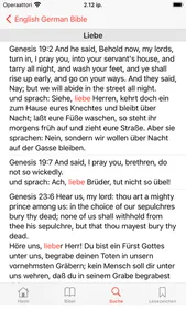 English - German Bible screenshot 3