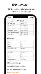 IPO Update screenshot 3