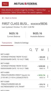 Mutual Federal Digital Banking screenshot 2