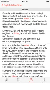 English - Italian Bible screenshot 3