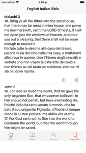 English - Italian Bible screenshot 4